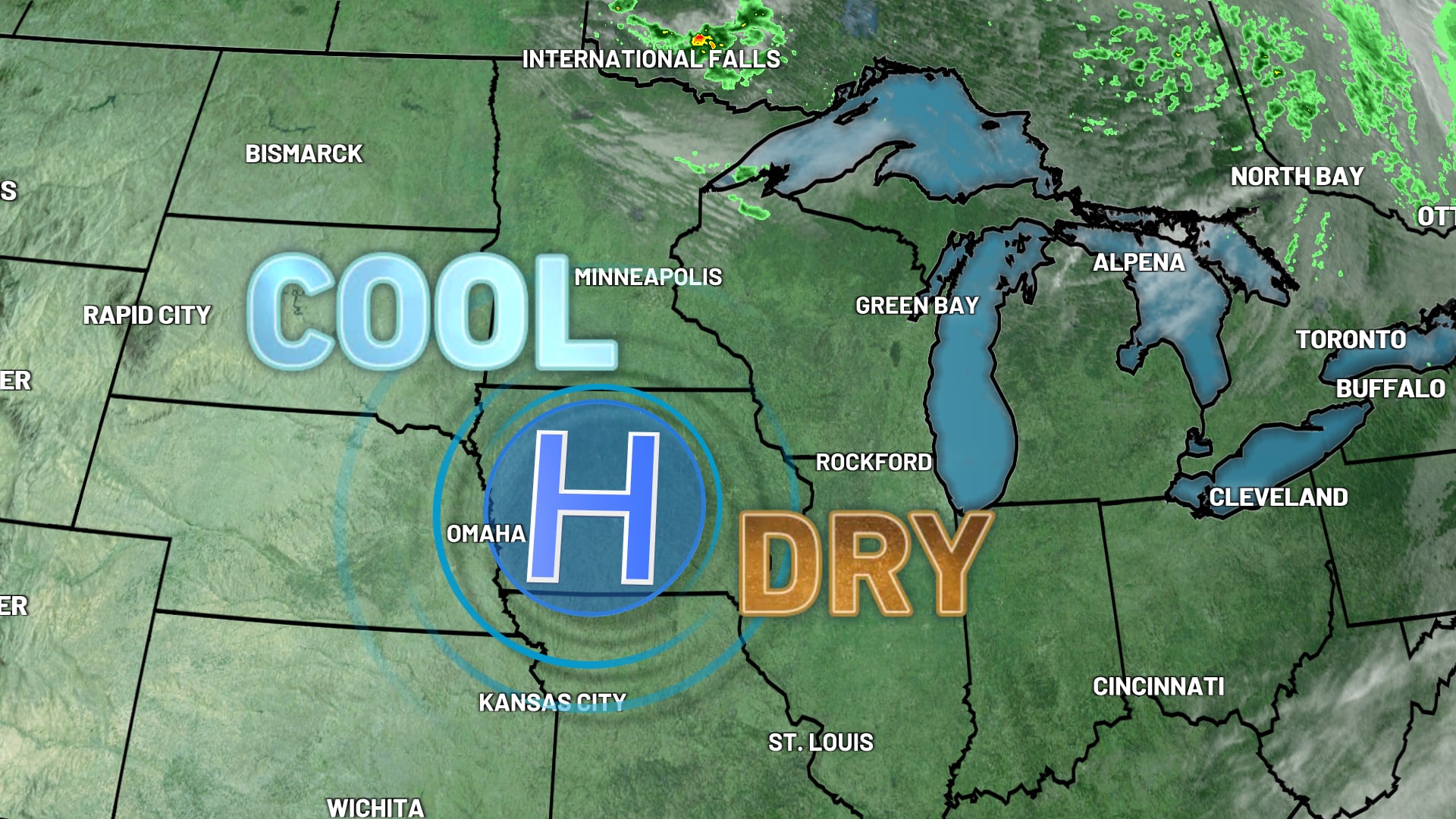 Sunny Sunday and comfortable week ahead