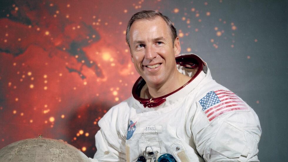 Astronaut James Lovell, who was commander of the 1970 Apollo 13 mission that managed to get...