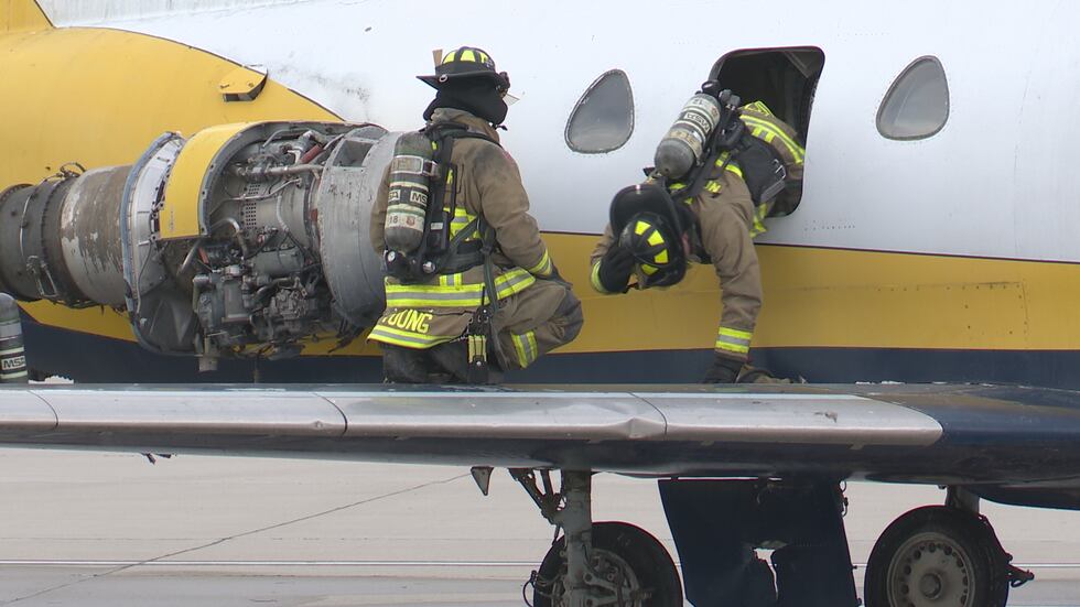 Agencies simulate plane crash scenario to prepare in case of real-life situations.