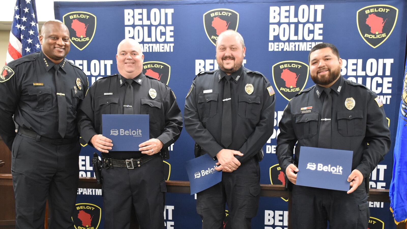 Beloit Pd Roster Beloit police officers honored for saving victim in Christmas shooting