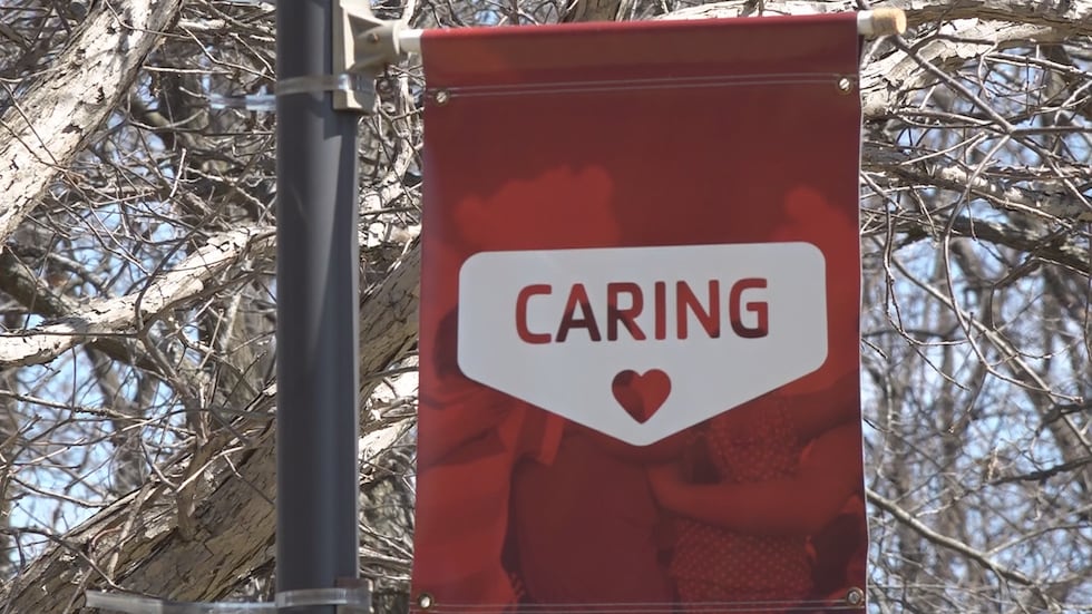 A flag at the YMCA's Camp Winnebago.