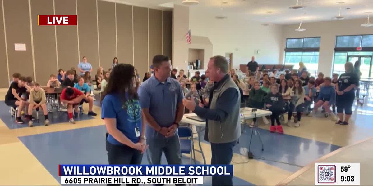Aaron at Willowbrook Middle School