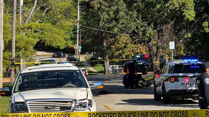 Bicyclist hospitalized after crash with truck in Rockford
