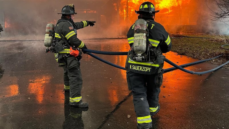 Investigation underway after large fire destroys Clinton home