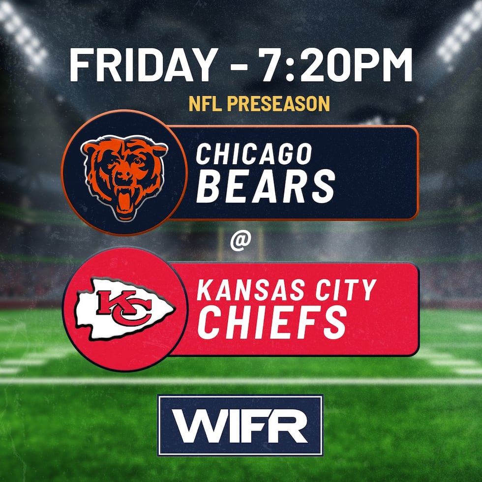 Chicago Bears at Kansas City Chiefs from Arrowhead Stadium on Aug. 22, 2025.