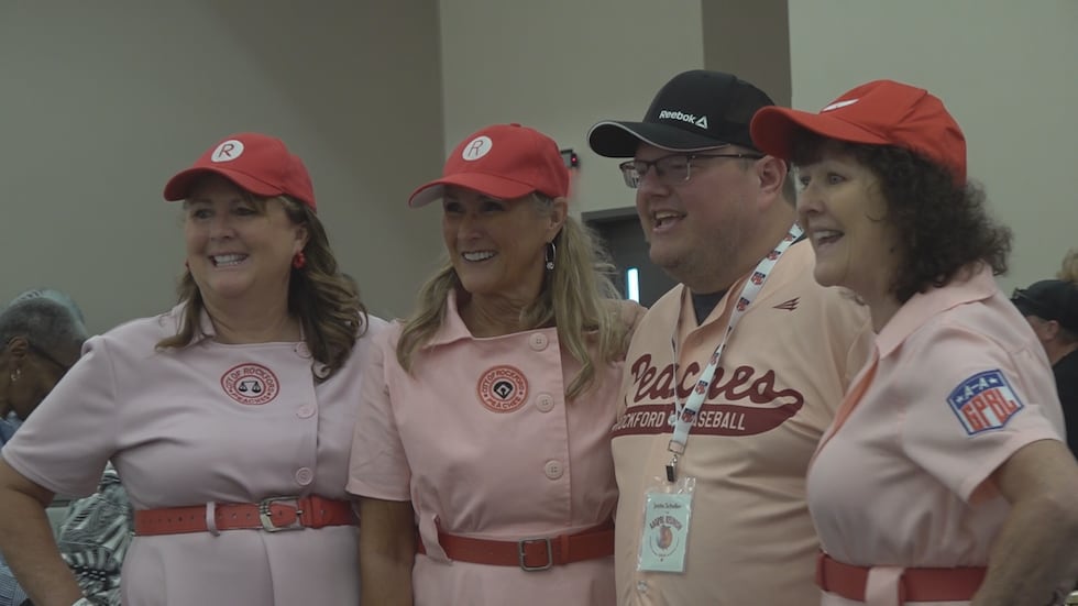 Women’s baseball history connects generations at Rockford luncheon