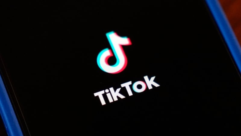 El app de TikTok en un iPhone en Houston el 17 de enero del 2025. (AP foto/Ashley Landis)
