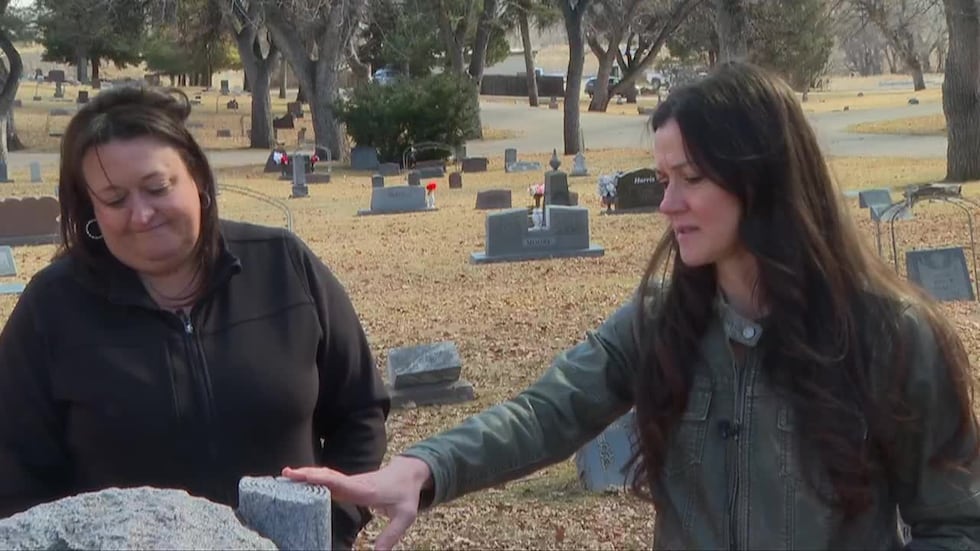 A cemetery said a family needs to remove or redo a headstone that was deemed offensive because...