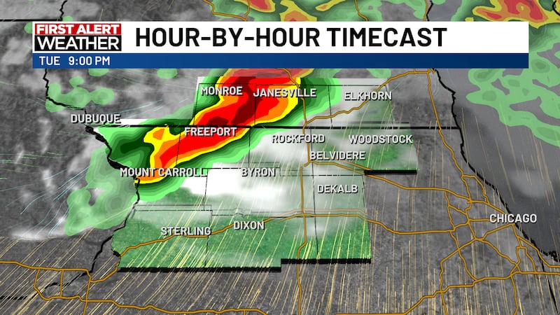 Storms will develop in eastern Iowa and push toward the stateline after dark. All modes of...