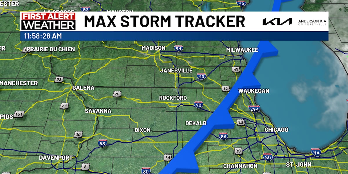 Spotty showers possible this afternoon with falling humidity Thursday
