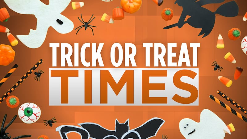 Halloween Trick-or-Treat Times