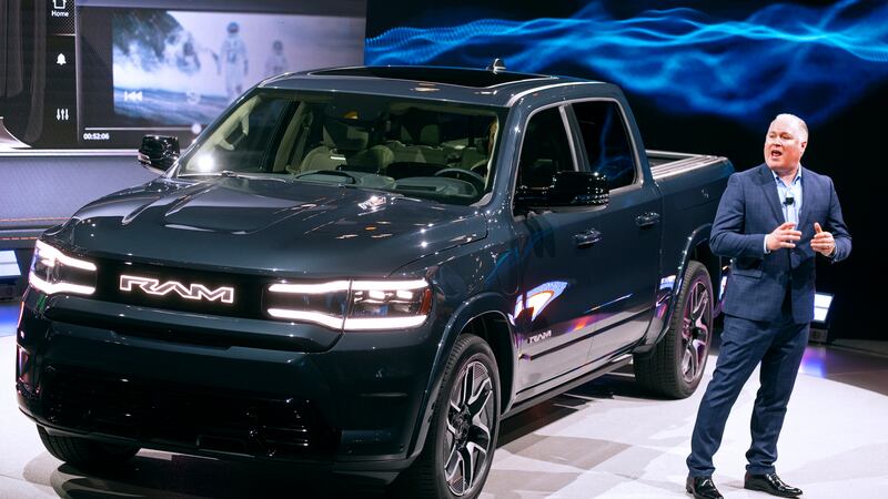 62 Ram New Ram electric pickup can go up to 500 miles on a charge