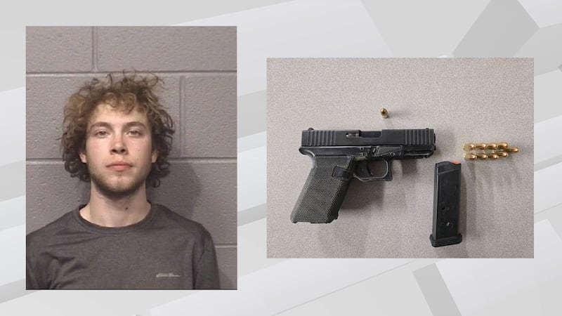 A 21-year-old was arrested on Thursday after officers say he was in possession of a handgun...