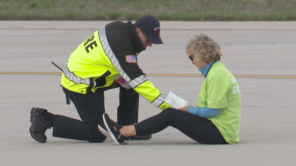 Agencies simulate plane crash scenario to prepare in case of real-life situations.