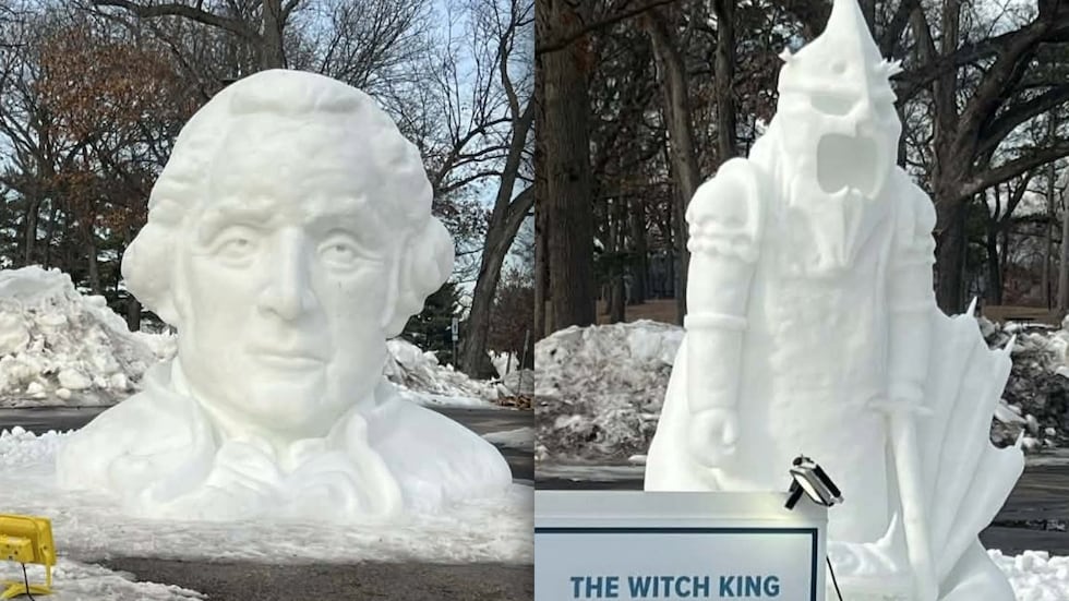 Our Founding Father (left) and The Witch King (right)