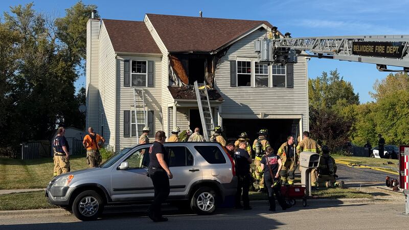 Belvidere house fire calls for multiple departments