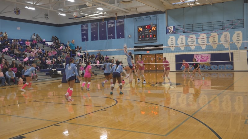 The Guilford Vikings girls volleyball team is one of the hottest teams in the NIC-10.