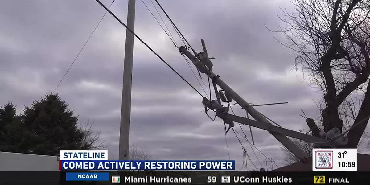 ComEd working around the clock to fix power outages following storms