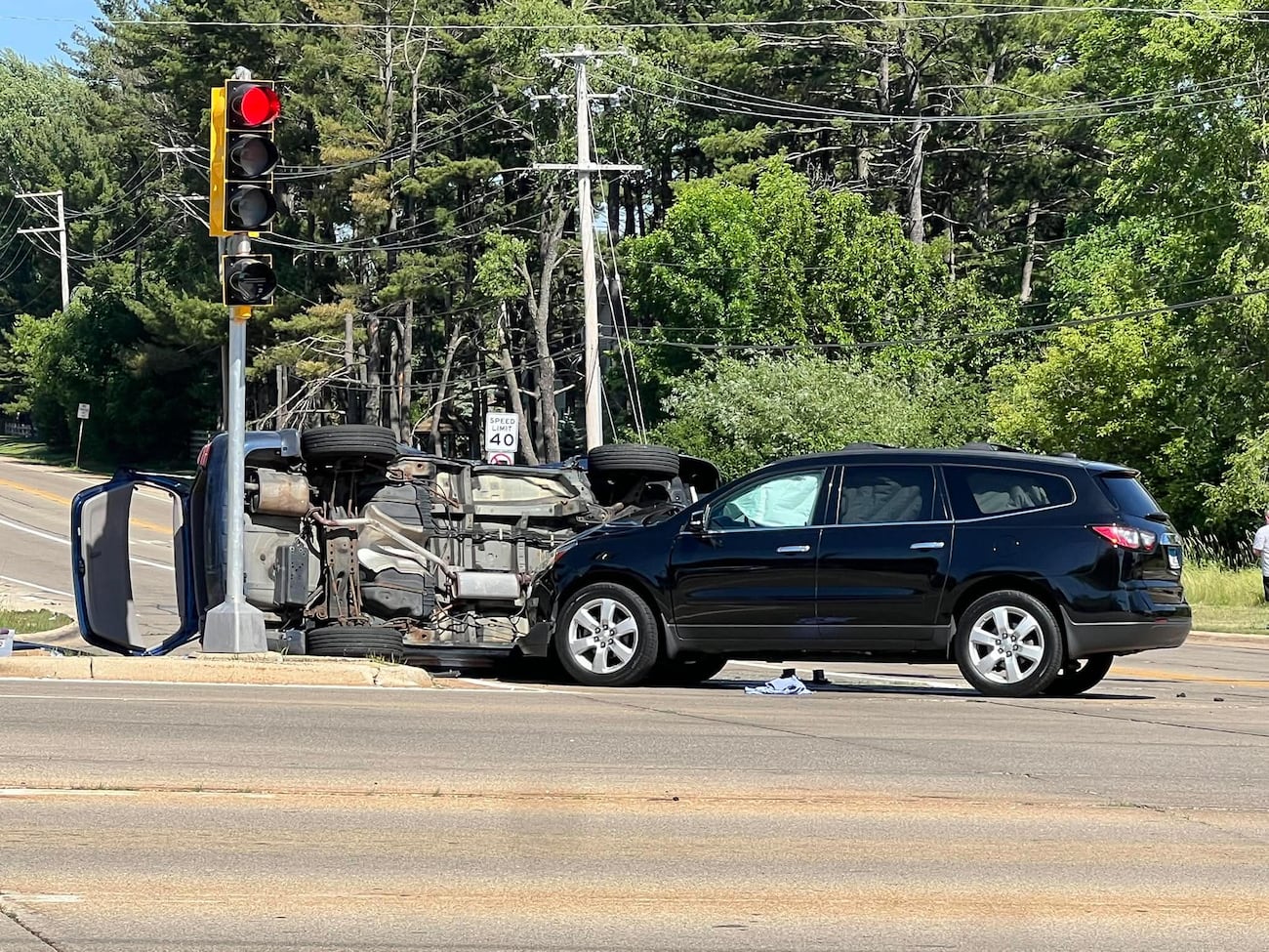Spring Show In The Rds Rollover crash at Spring Brook and Mulford roads in Rockford halts traffic