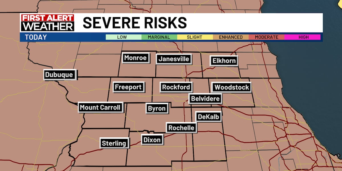 First Alert Action Day: Multiple rounds of strong to severe storms likely over the next two days