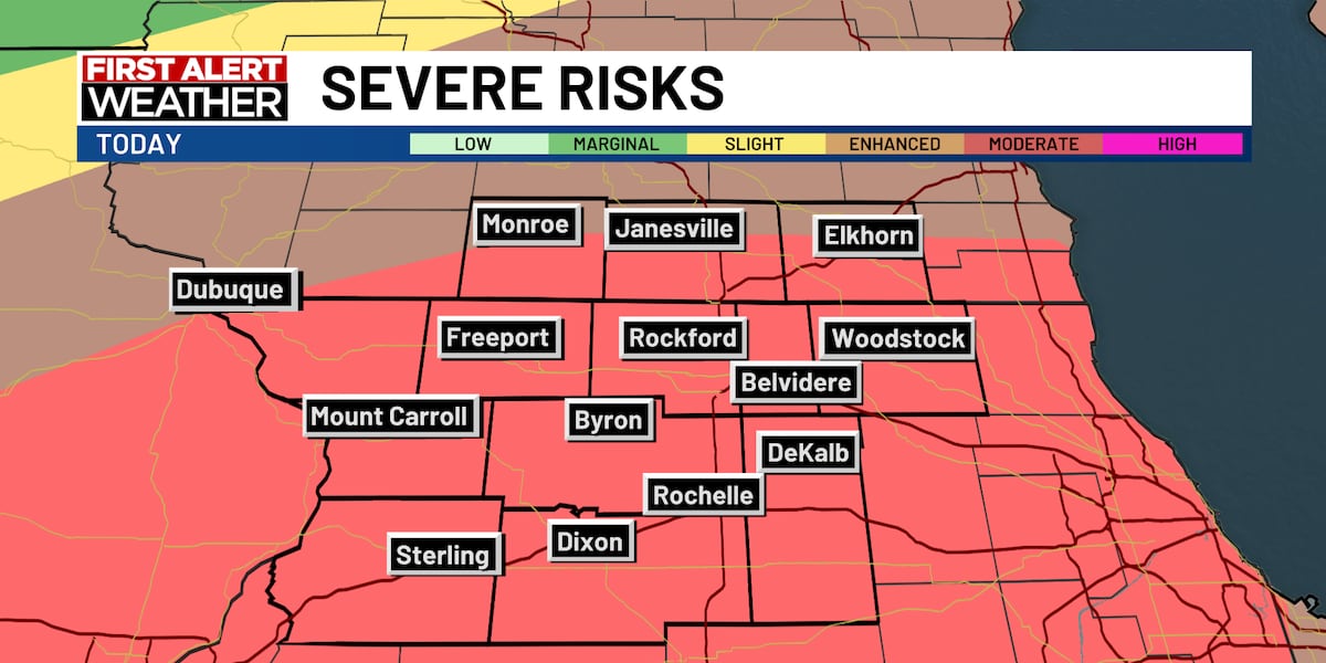 First Alert Action Day: Tracking multiple severe storm chances across the stateline Thursday