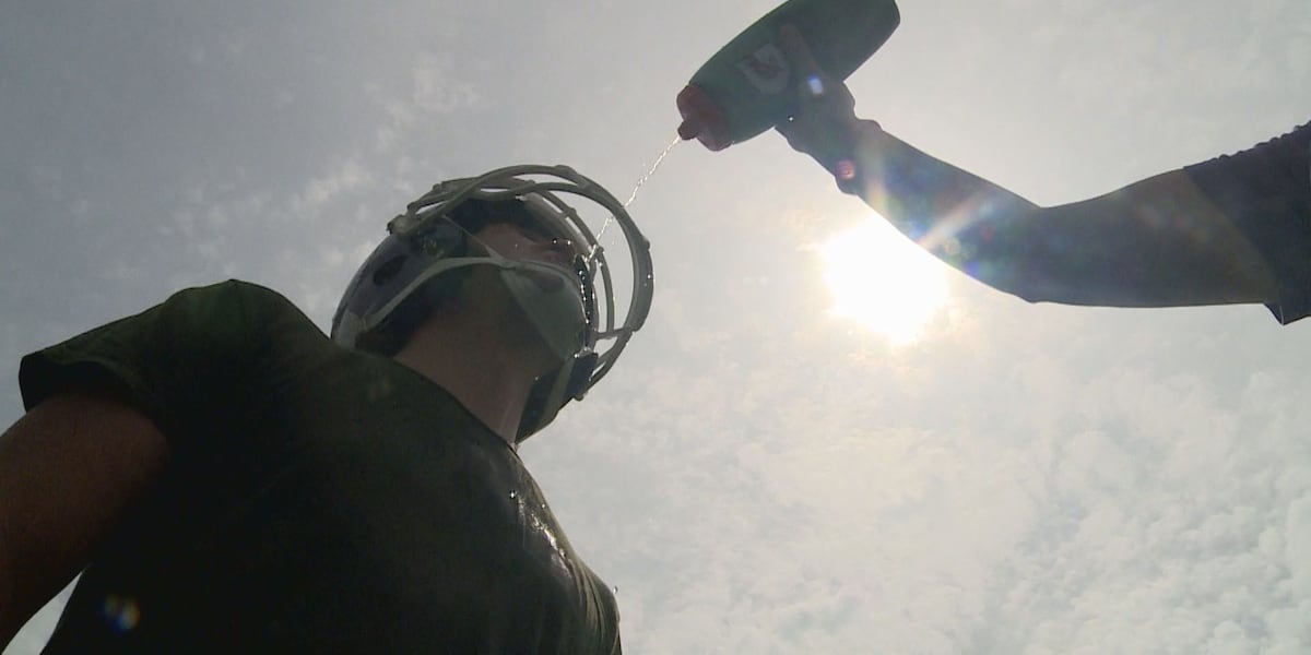Unique method used to keep student-athletes safe during heat wave
