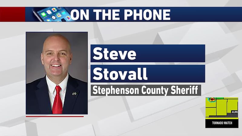 Stephenson Co. Sheriff Steve Stovall gives update on storm damage in Pearl City after storms...