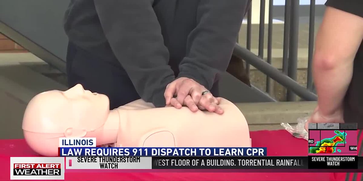 Illinois law requires 911 dispatchers to learn telecommunicator CPR