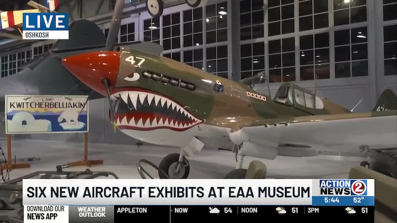 Six new aircraft are on display at the EAA Museum in Oshkosh
